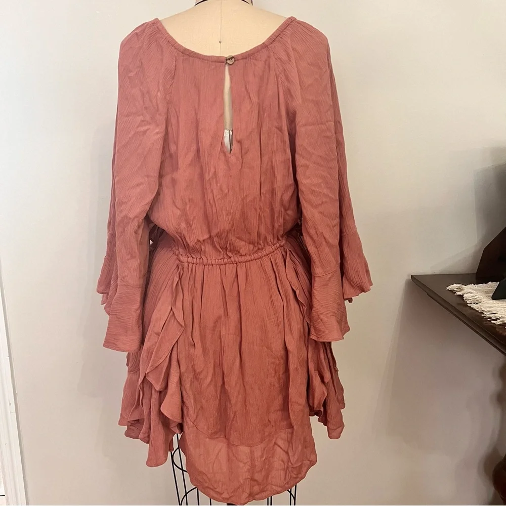 Free People The Right Decision Pink Mini Dress Size Extra Small